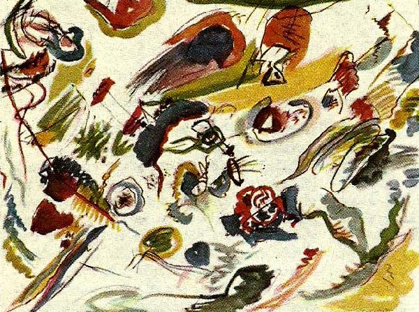 kainskynd, abstrakt akvarell